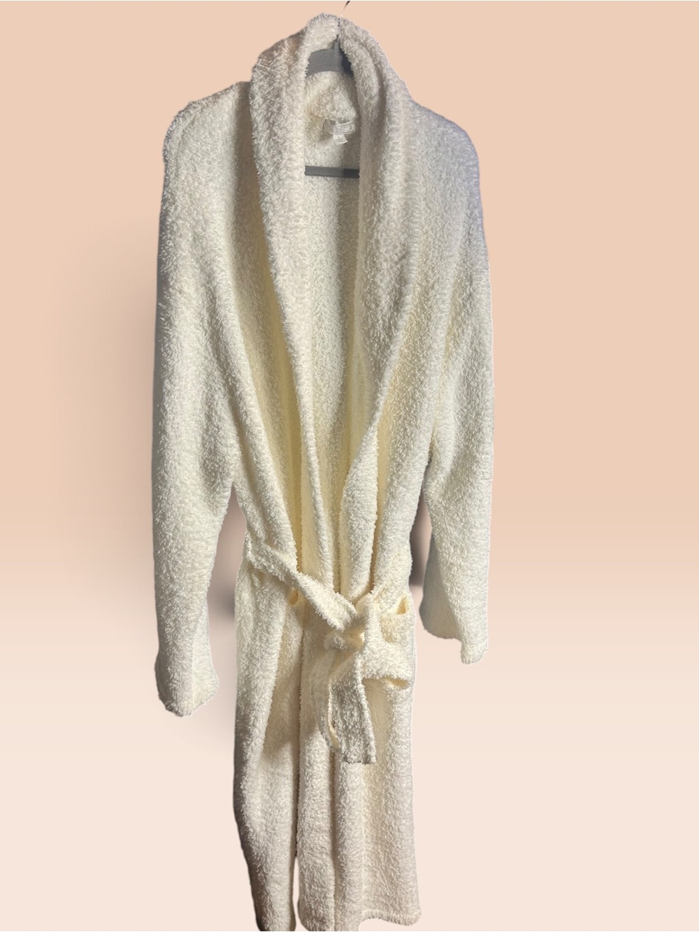 Barefoot Dreams Cream Plush Robe